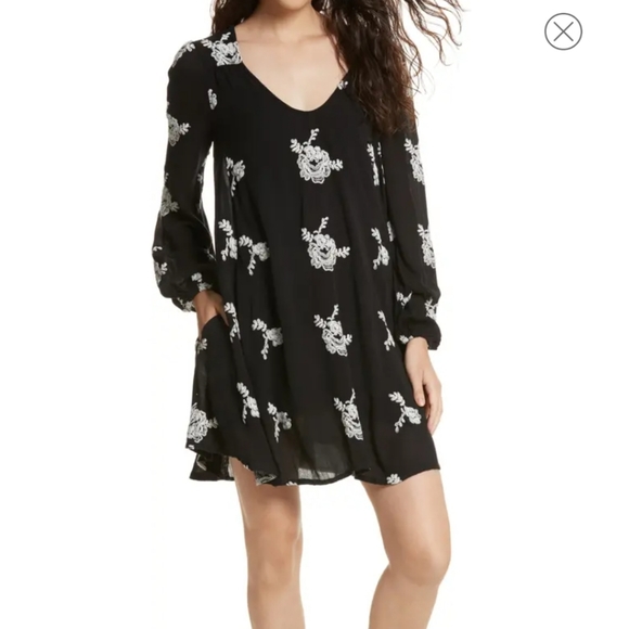 Free People Emma Dress Black Small - Picture 2 of 16